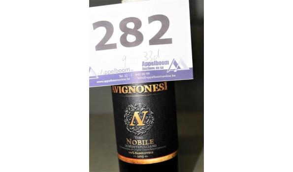 9 flessen à 33cl wijn Montepulciano, Avignonesi Nobile, 2015